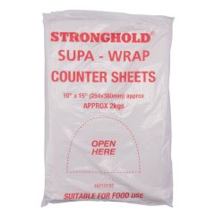 10 x 15 Stronghold HD Counter Sheets 25mµ 5 x 2Kg Packs