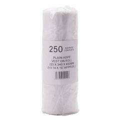 9 x 14 x 16" HD Vest Knot Bag On A Roll 8Mµ Boxed 5000